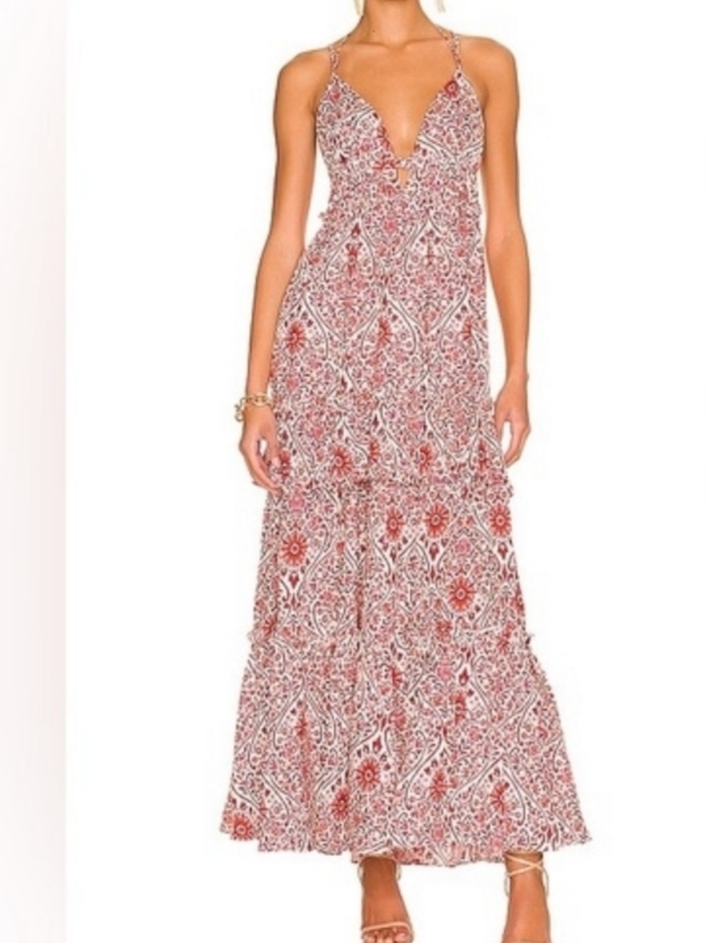 NWOT VINEYARD VINES Cotton printed  Maxi Sundress size XL